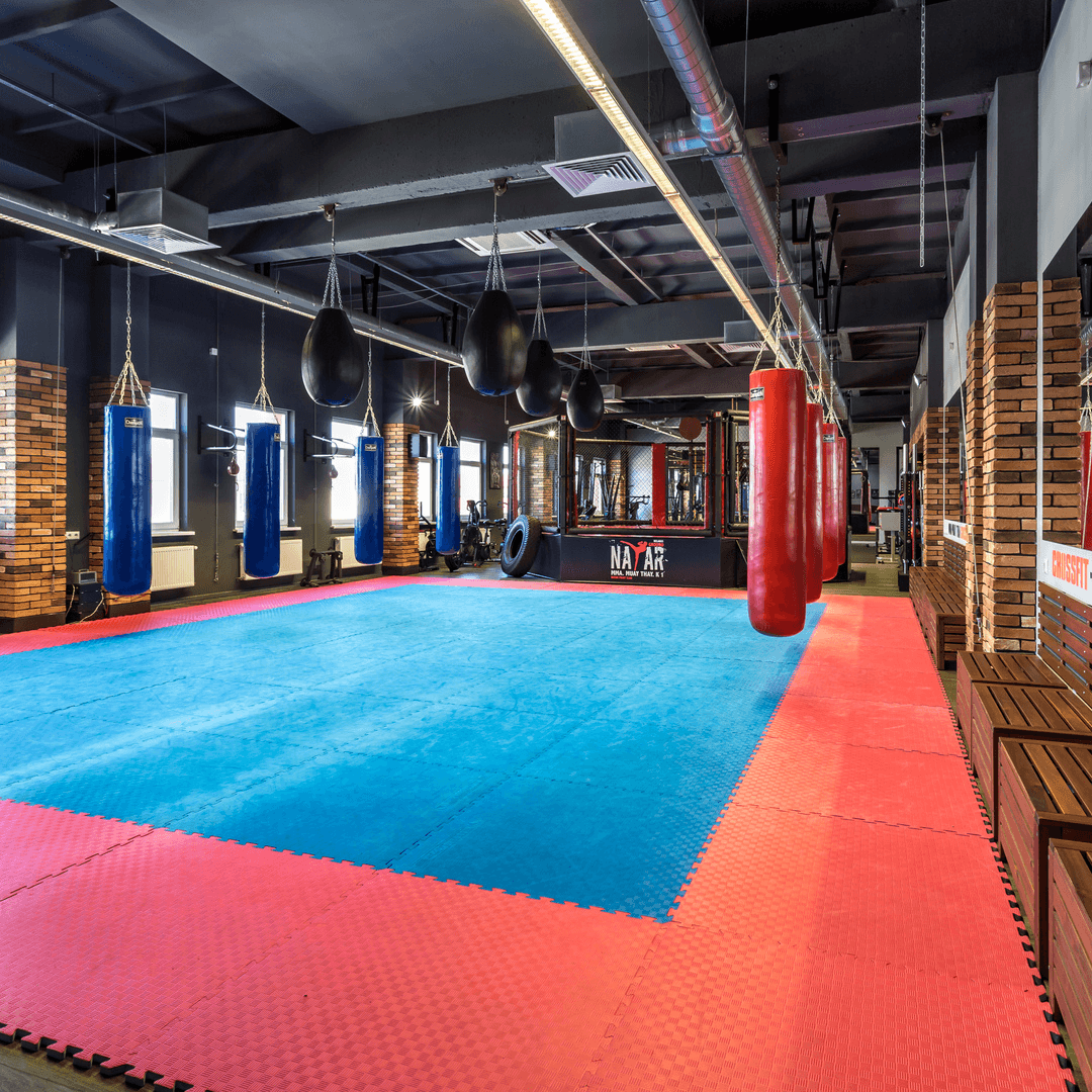 40mm Premium Karate Mats  Sprung Gym Flooring