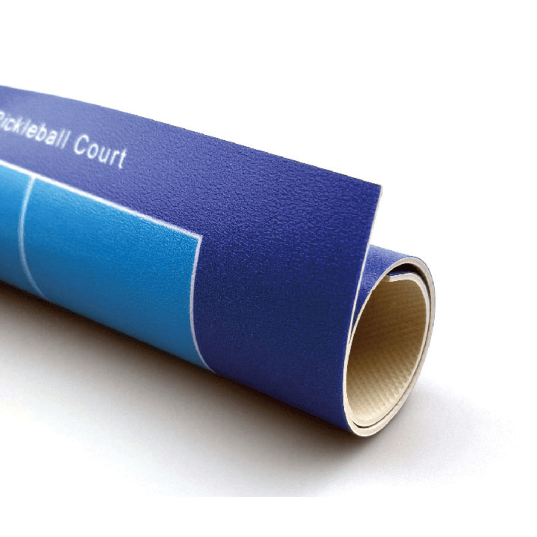 Indoor Rollout Vinyl Pickleball Court (Installation Accessories Included) 9m x 18m Vinyl Sports Flooring Sprung Gym Flooring