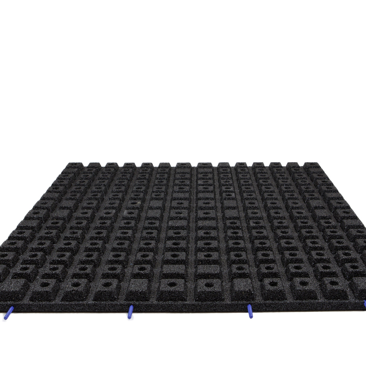Rubber Rooftop Flooring Tiles Sprung Gym Flooring 1m x 1m 43mm