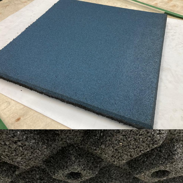 40mm Rubber Outdoor Tiles - Surplus Stock