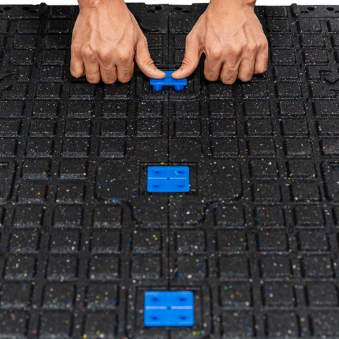 Sprung Konnecta Fleckz Coloured Fitness Self-Locking Tiles- 20mm (6 colours) GYM FLOORING GymFloors