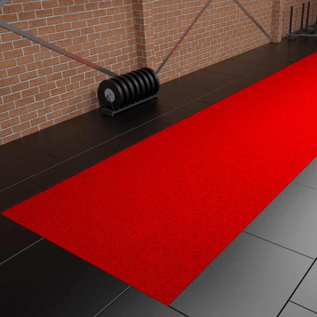 Sprung Plain Colour Uni Indoor Sprint Track - 2m Wide Sprint Track GymFloors