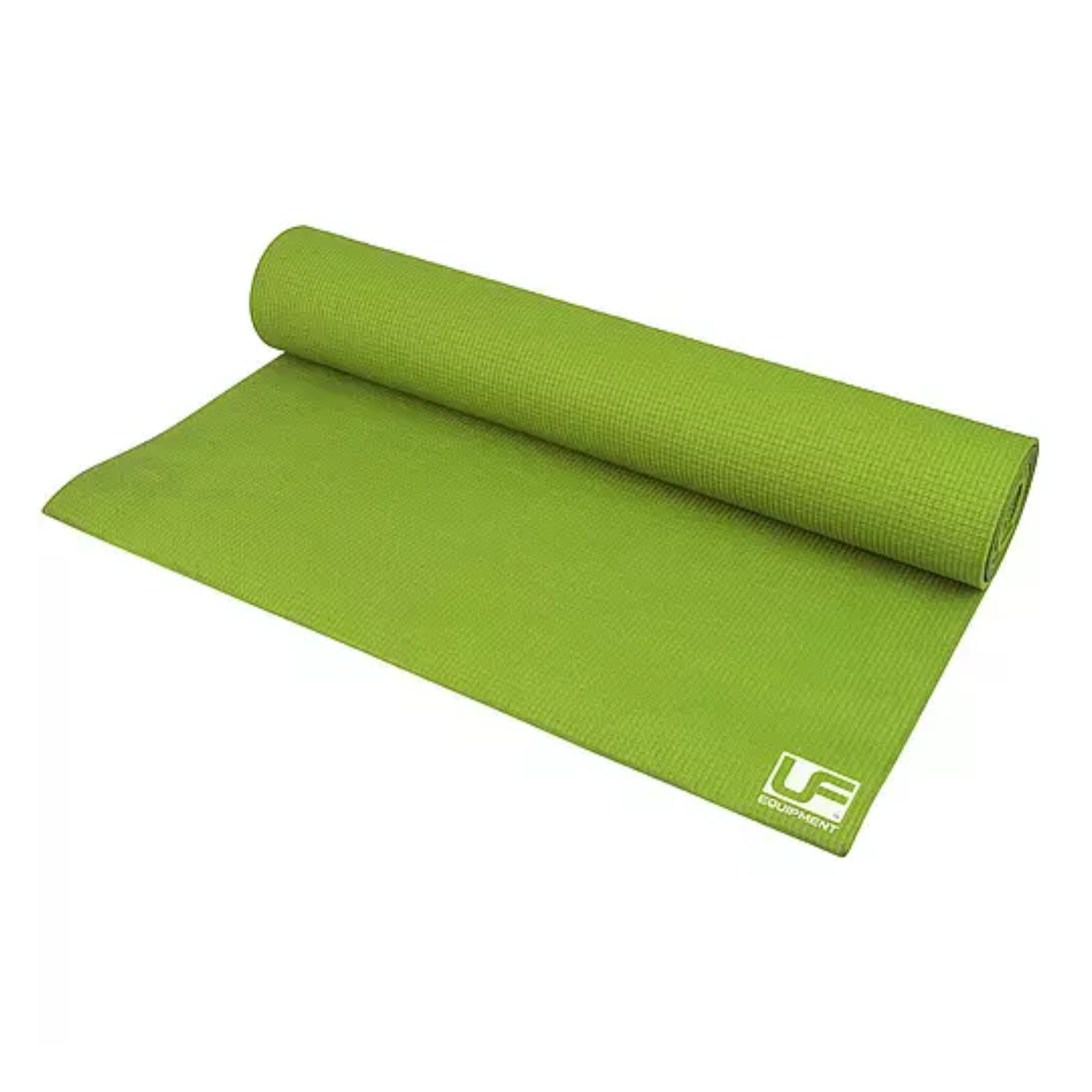 Yoga Mats with Shoulder Strap - 4mm - 5 Colours Sprung Gym Flooring Green