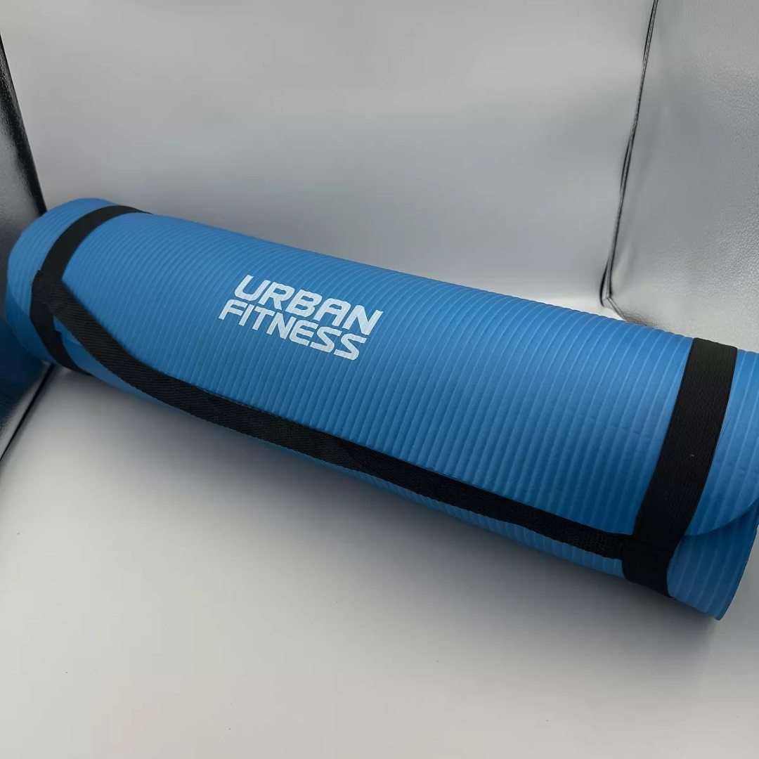 10mm Fitness Mats | Exercise Mats with Shoulder Strap Sprung Gym Flooring