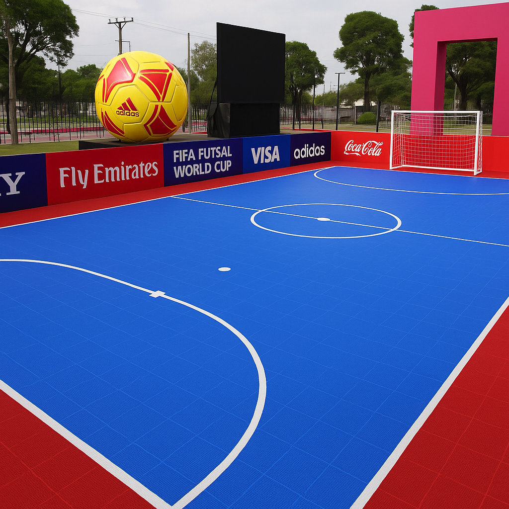 Futsal Outdoor Court System | Includes Court Markings Sports Flooring GymFloors