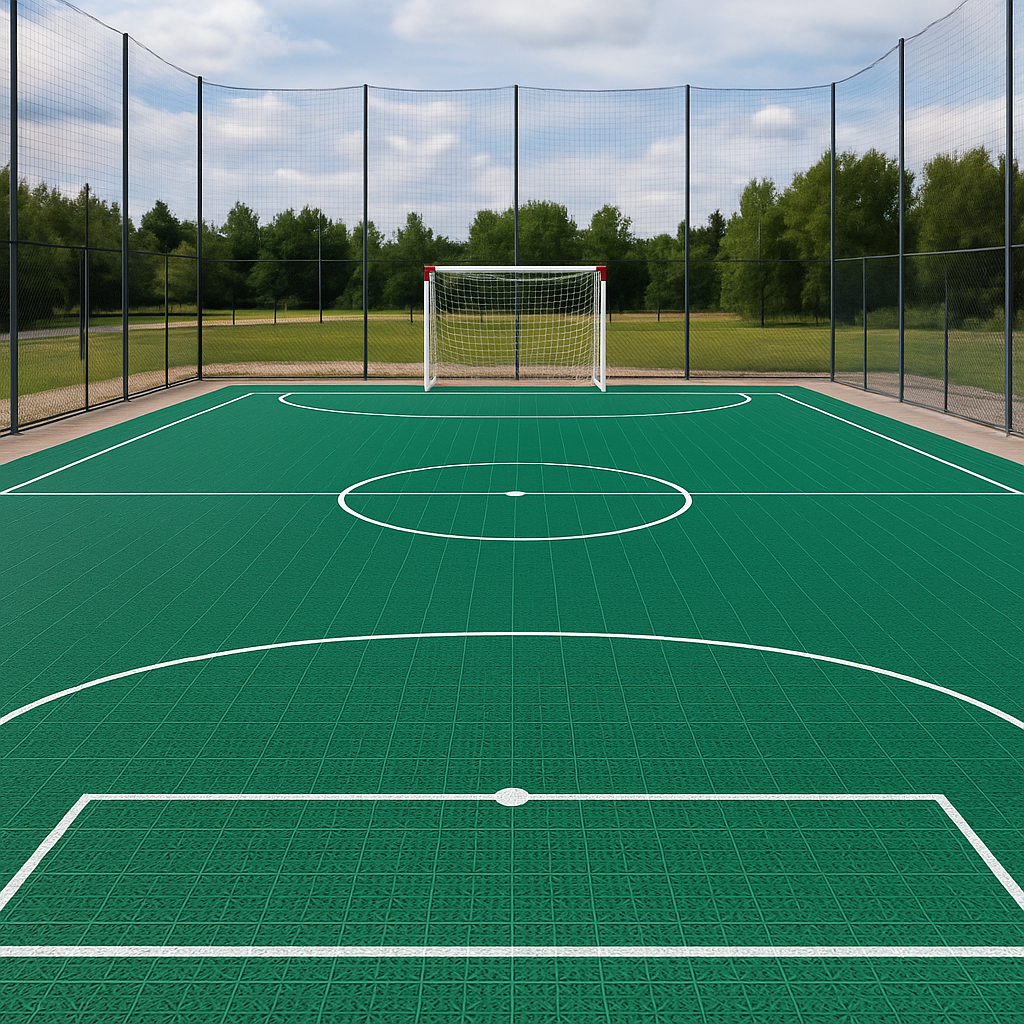 Futsal Outdoor Court System | Includes Court Markings Sports Flooring GymFloors
