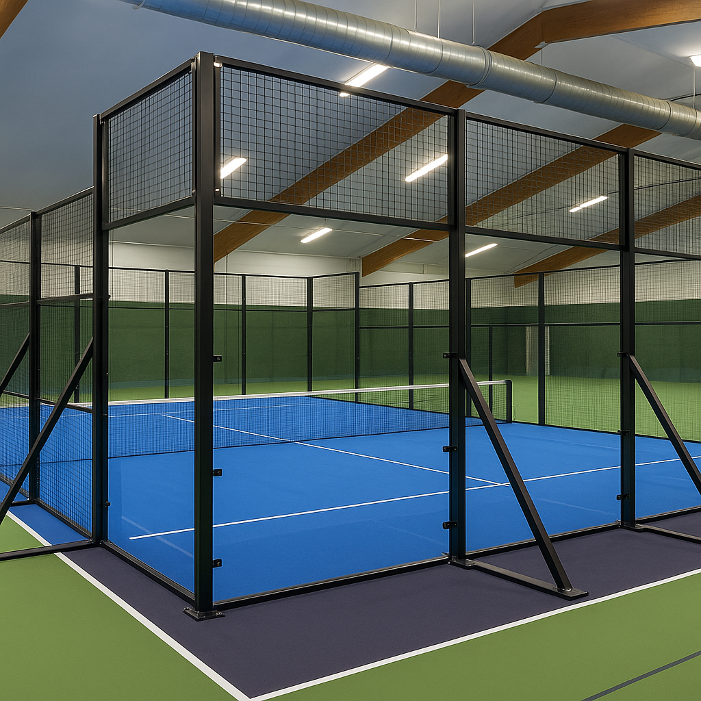 Padel Ball Court System | Includes Court Markings Sprung Gym Flooring