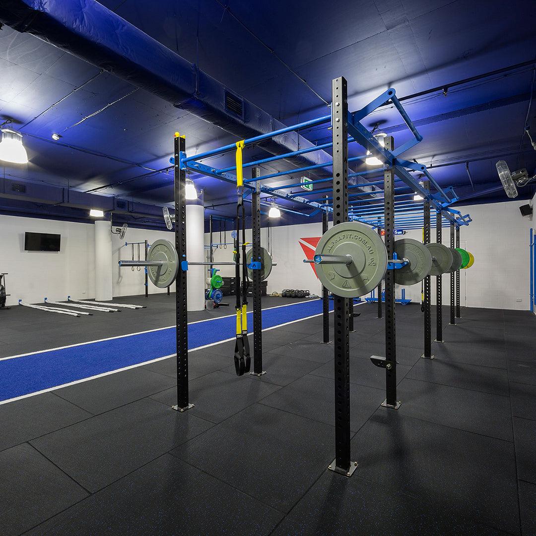 20mm Sprung PRO Interlocking Gym Tiles - Connection Inserts Included GYM FLOORING GymFloors
