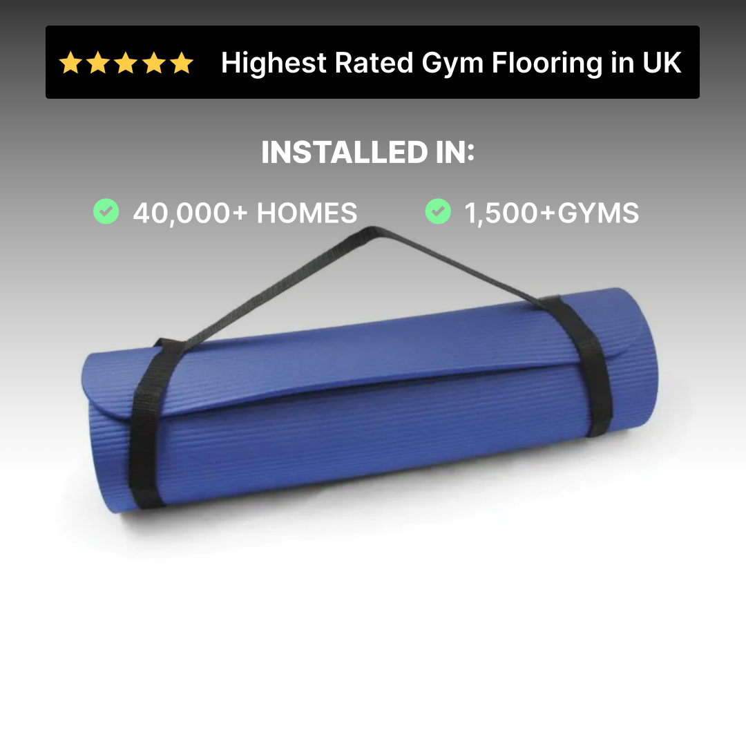 10mm Exercise Mats with Removeable Shoulder Strap