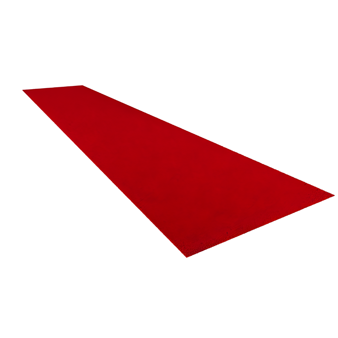 SPECIAL OFFER Ex Supplier Plain Turf Sprint Track 20m x 2m - Brick Red