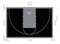Thumbnail for Basketball Court Flooring System - Half Court | Includes Court Markings