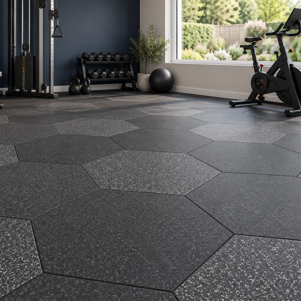 Sprung Konnecta Hextra tile - 20mm - 4 Colours