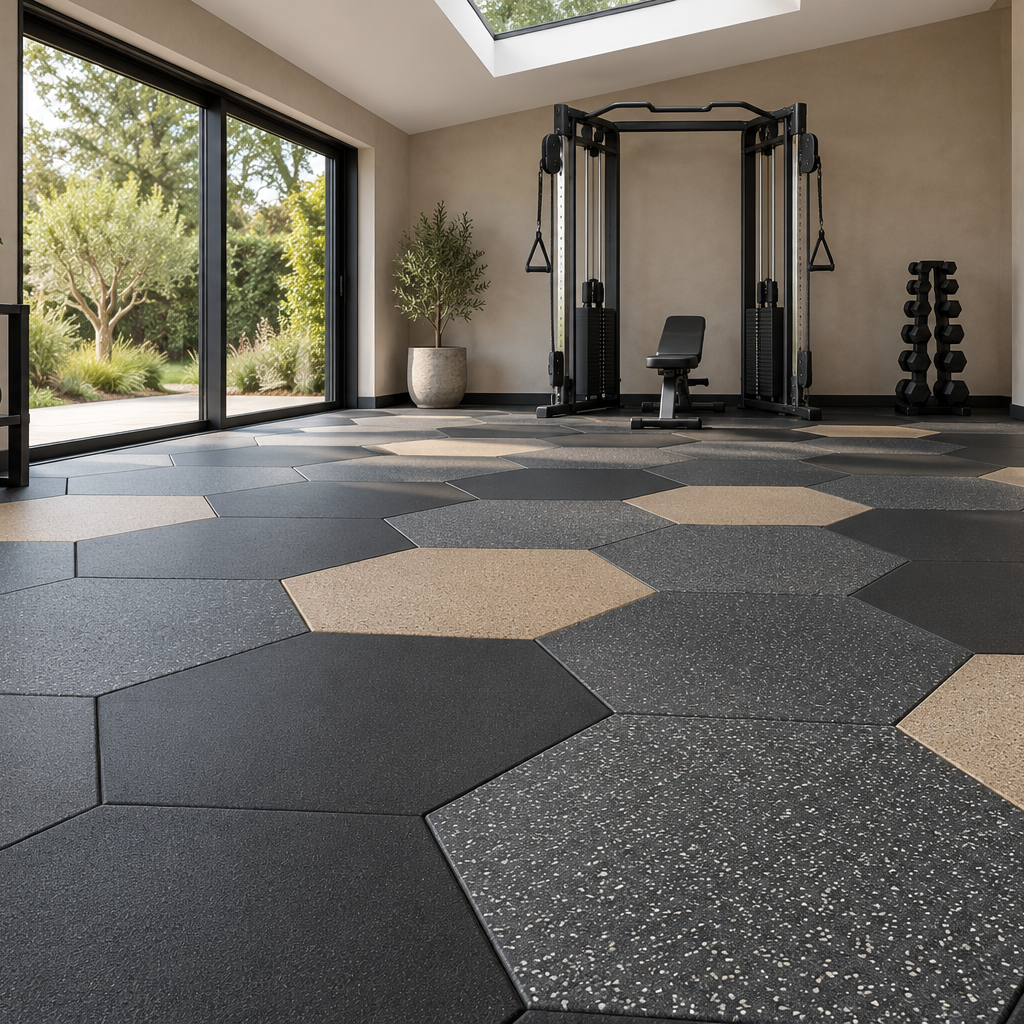Sprung Konnecta Hextra tile - 20mm - 4 Colours