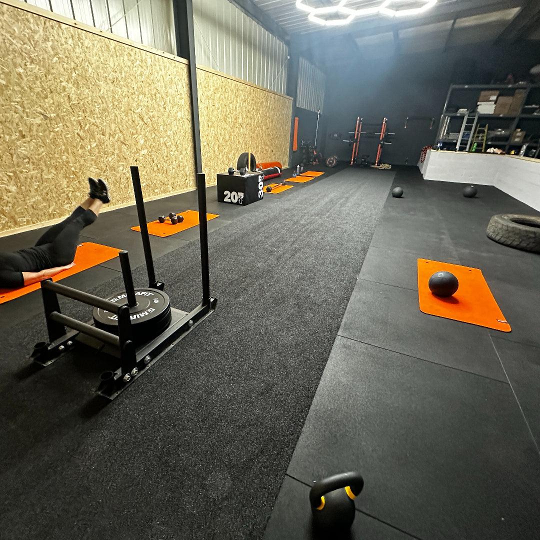 Sprung Plain Colour Uni Indoor Sprint Track - 2m Wide Sprint Track GymFloors