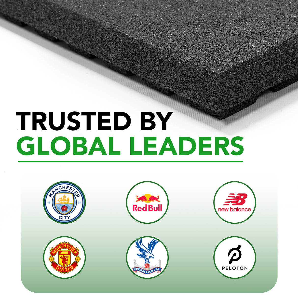 53mm Sprung PRO Rubber Anti-Shock Gym Mats