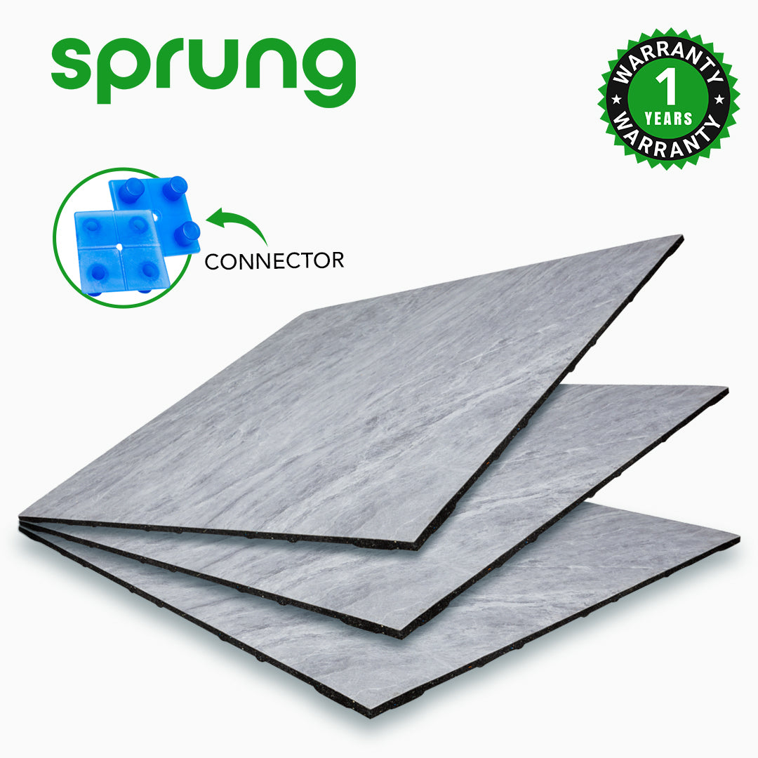 Sprung Konnecta Marble Effect Premium Gym Flooring Mats - 20mm