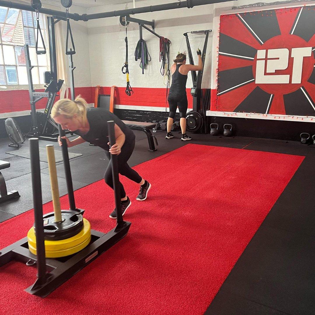 Sprung Plain Colour Uni Indoor Sprint Track - 2m Wide Sprint Track GymFloors