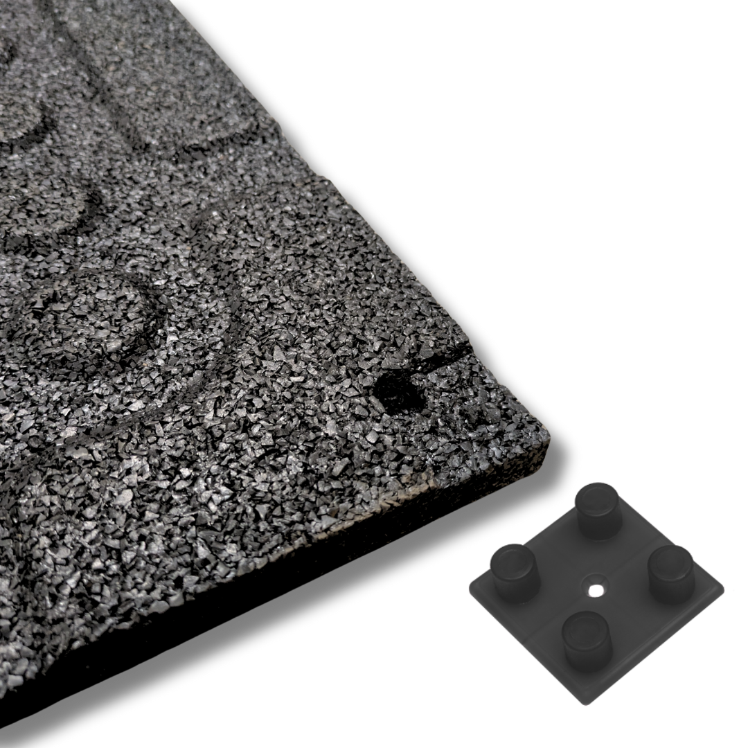 Onyx EPDM Premium Rubber Gym Tiles | 20mm