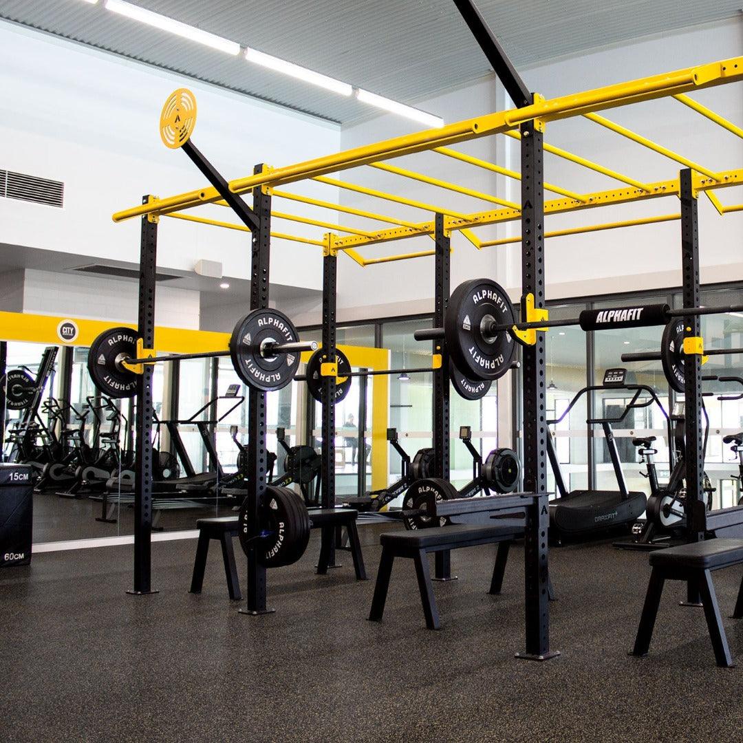 Sprung Fleckz Gym Rubber Matting Roll - Various Colours | Thicknesses - 1.25m Width GYM FLOORING Sprung Gym Flooring