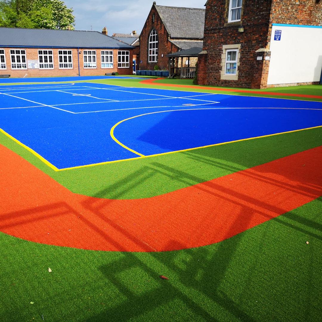 2G Multi Sports Astroturf - San Siro | School Sports Pitch System Sports Turf Sprung Gym Flooring