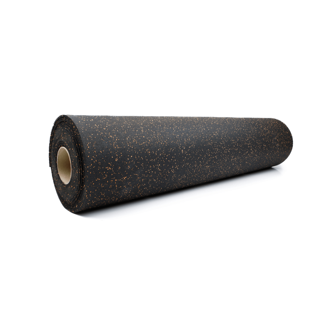 Sprung Fleckz Gym Rubber Matting Roll - Various Colours | Thicknesses - 1.25m Width GYM FLOORING Sprung Gym Flooring