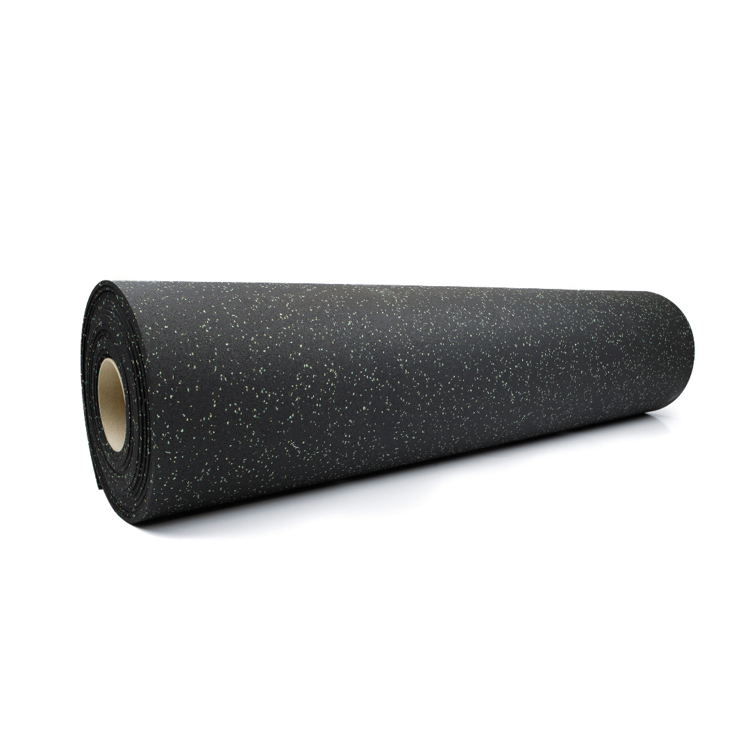 Sprung Fleckz Gym Rubber Matting Roll - Various Colours | Thicknesses - 1.25m Width GYM FLOORING Sprung Gym Flooring