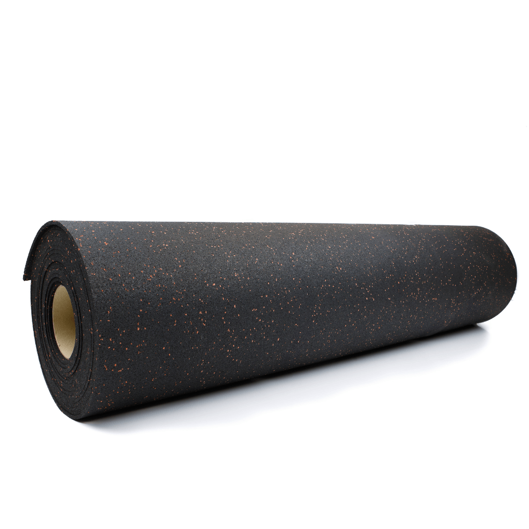Sprung Fleckz Gym Rubber Matting Roll - Various Colours | Thicknesses - 1.25m Width GYM FLOORING Sprung Gym Flooring