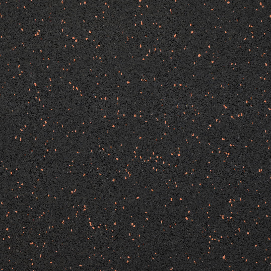 Sprung Fleckz Gym Rubber Matting Roll - Various Colours | Thicknesses - 1.25m Width GYM FLOORING Sprung Gym Flooring 6mm Red