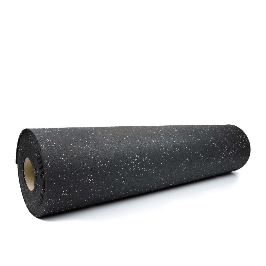 Sprung Fleckz Gym Rubber Matting Roll - Various Colours | Thicknesses - 1.25m Width GYM FLOORING Sprung Gym Flooring