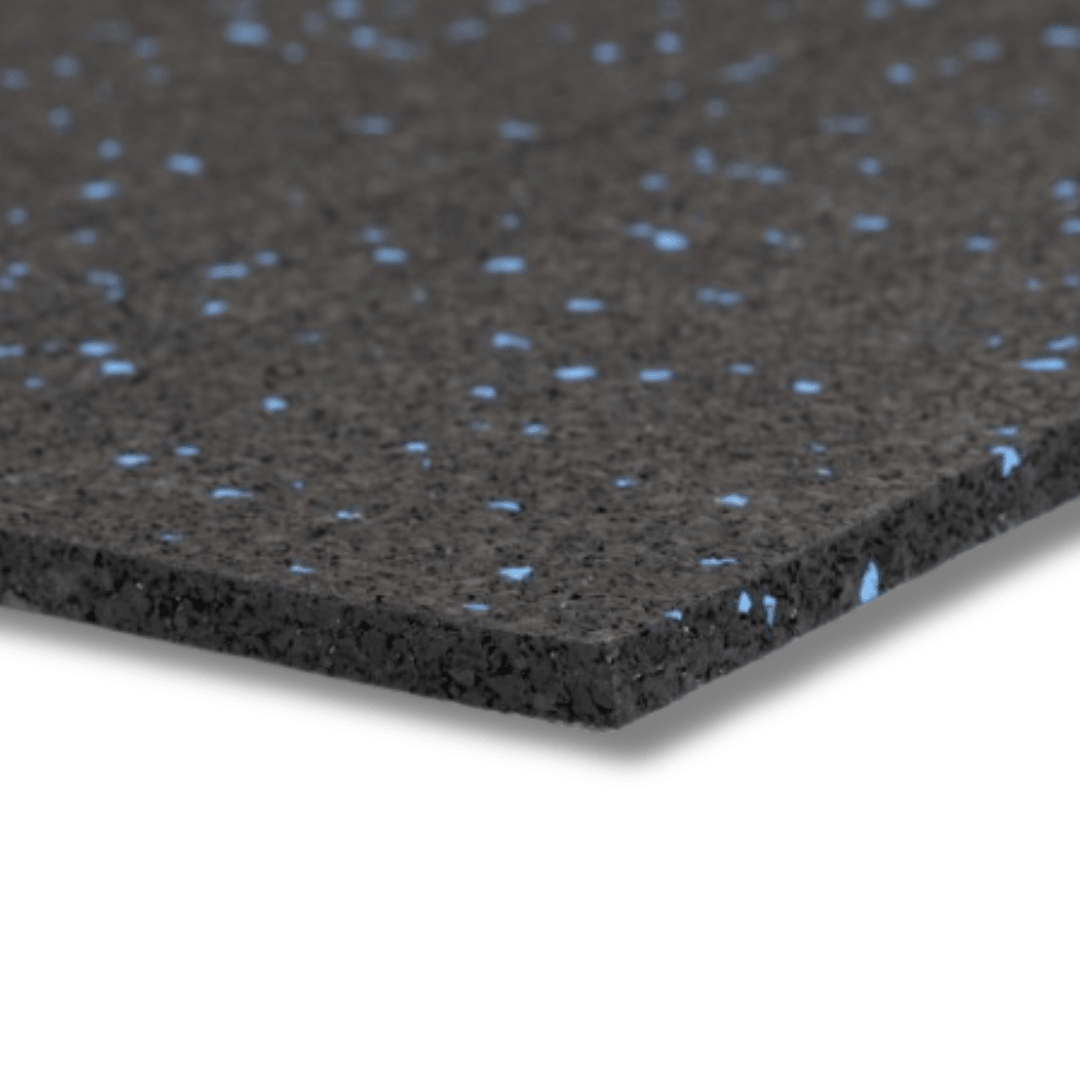 Sprung Fleckz Gym Rubber Matting Roll - Various Colours | Thicknesses - 1.25m Width GYM FLOORING Sprung Gym Flooring 8mm Blue