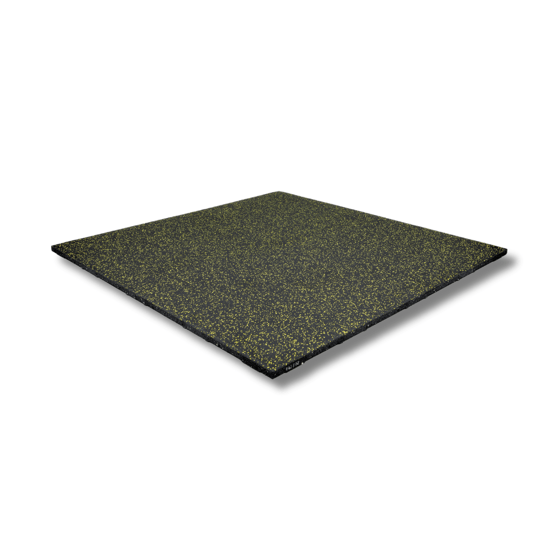 Sprung Konnecta Fleckz Coloured Fitness Self-Locking Tiles- 20mm (6 colours) GYM FLOORING GymFloors Yellow 20mm