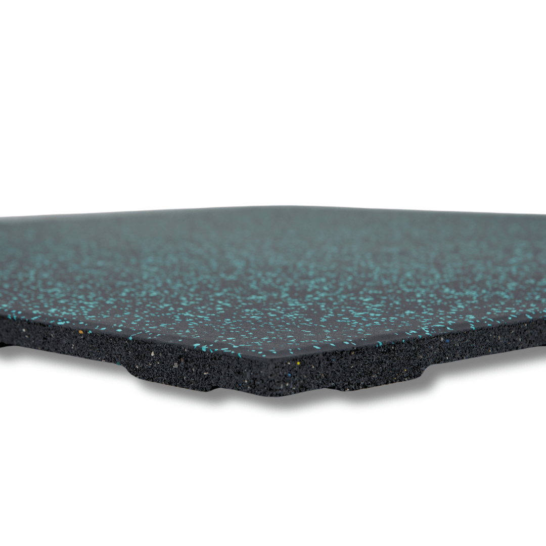 Sprung Konnecta Fleckz Coloured Fitness Self-Locking Tiles- 20mm (6 colours) GYM FLOORING GymFloors Green 20mm