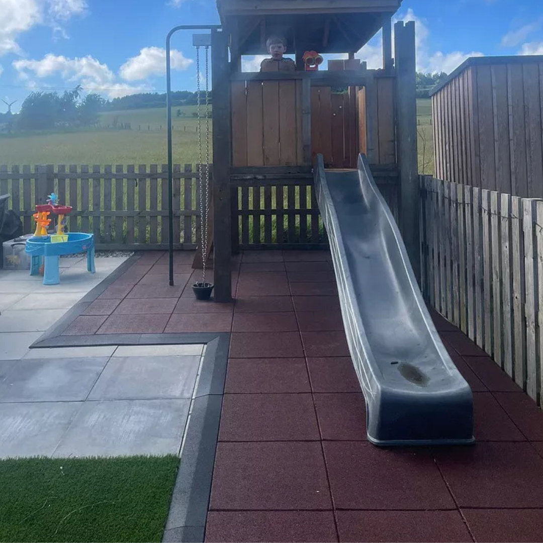 Outdoor Safety Rubber Playground Mats - 30mm