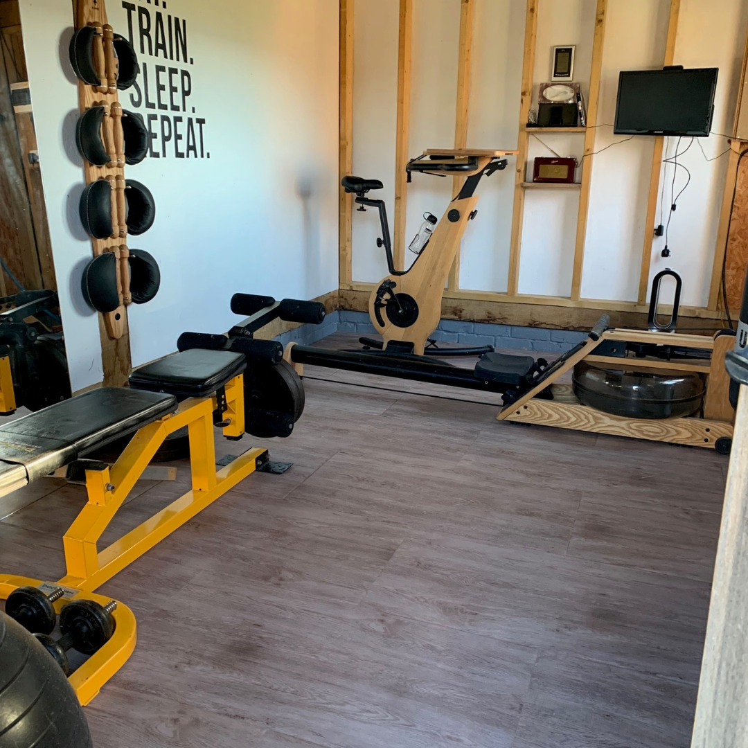 Sprung Konnecta Wood Effect Premium Gym Flooring Mats - 20mm