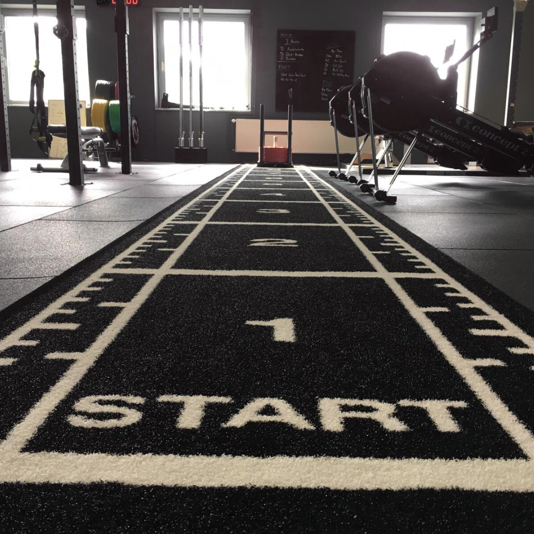 Sprung Premium Sprint Track with Full Markings (1.33m Wide)