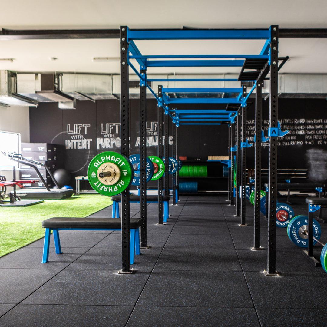 Sprung Konnecta Fleckz Coloured Fitness Self-Locking Tiles- 20mm (6 colours) GYM FLOORING GymFloors