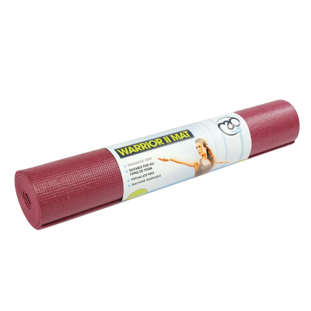 4mm Gym Mats for Yoga Sprung Gym Flooring Burgundy