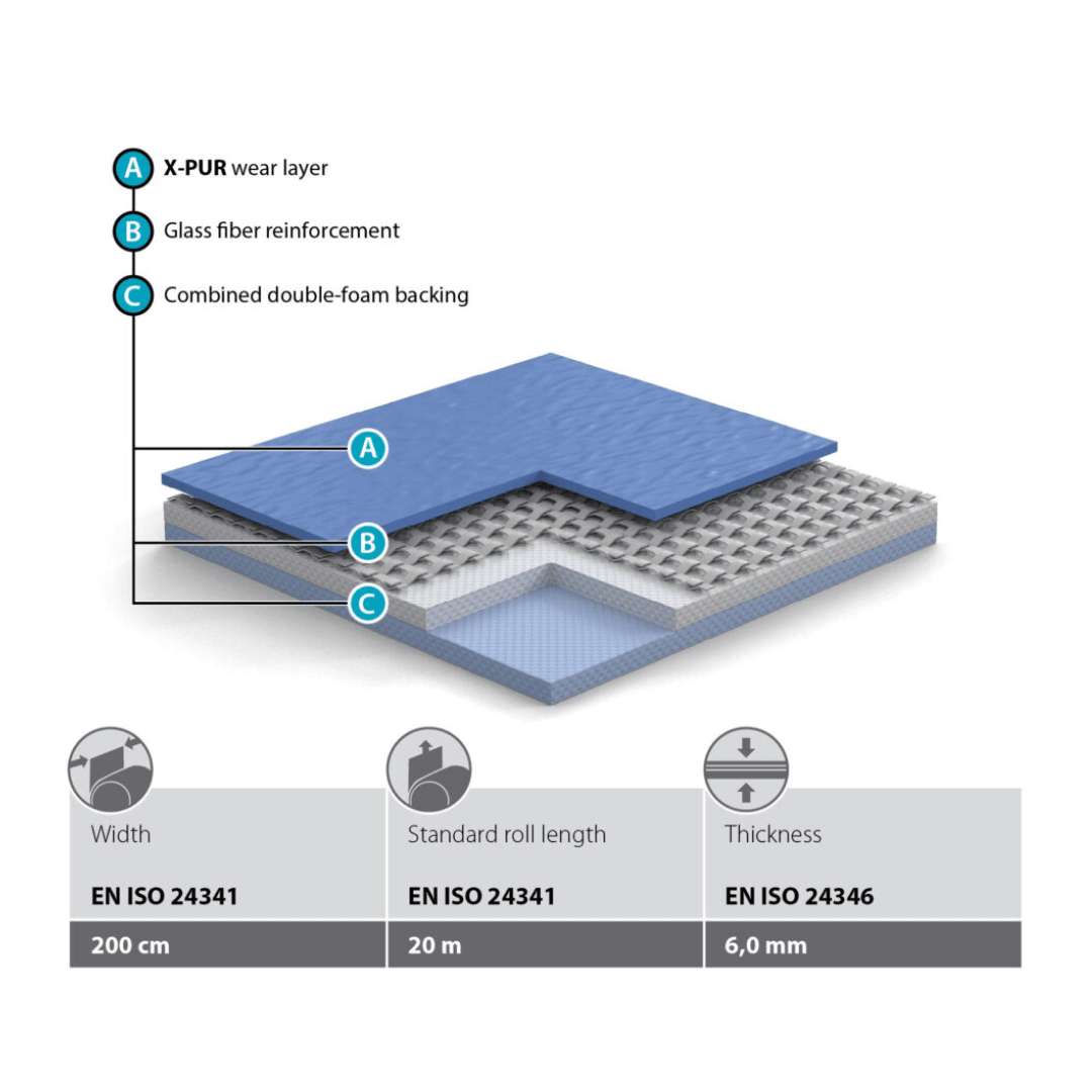 Vinyl Sports Flooring | Wheelchair Sports Vinyl Sports Flooring Sprung