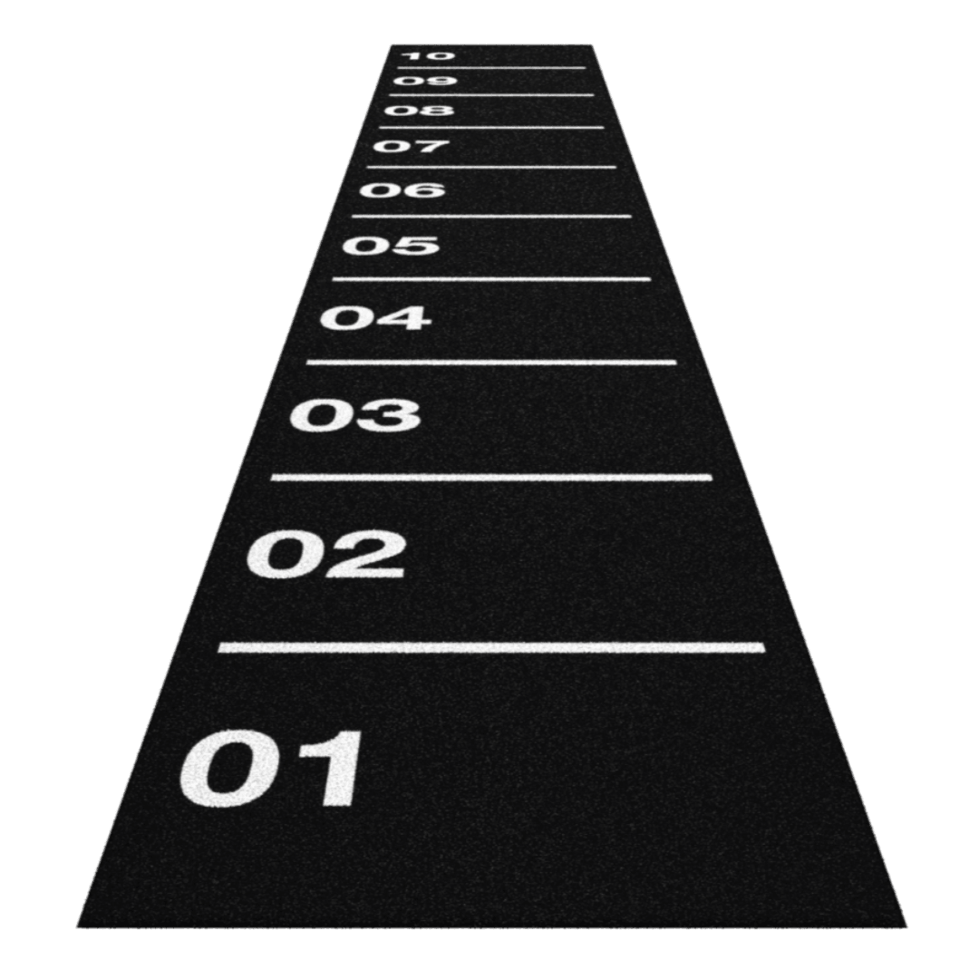 Sprung CORE Sprint Track with Markings - 2 Sizes | 3 Colours sprint track GymFloors Black 1m x 10m