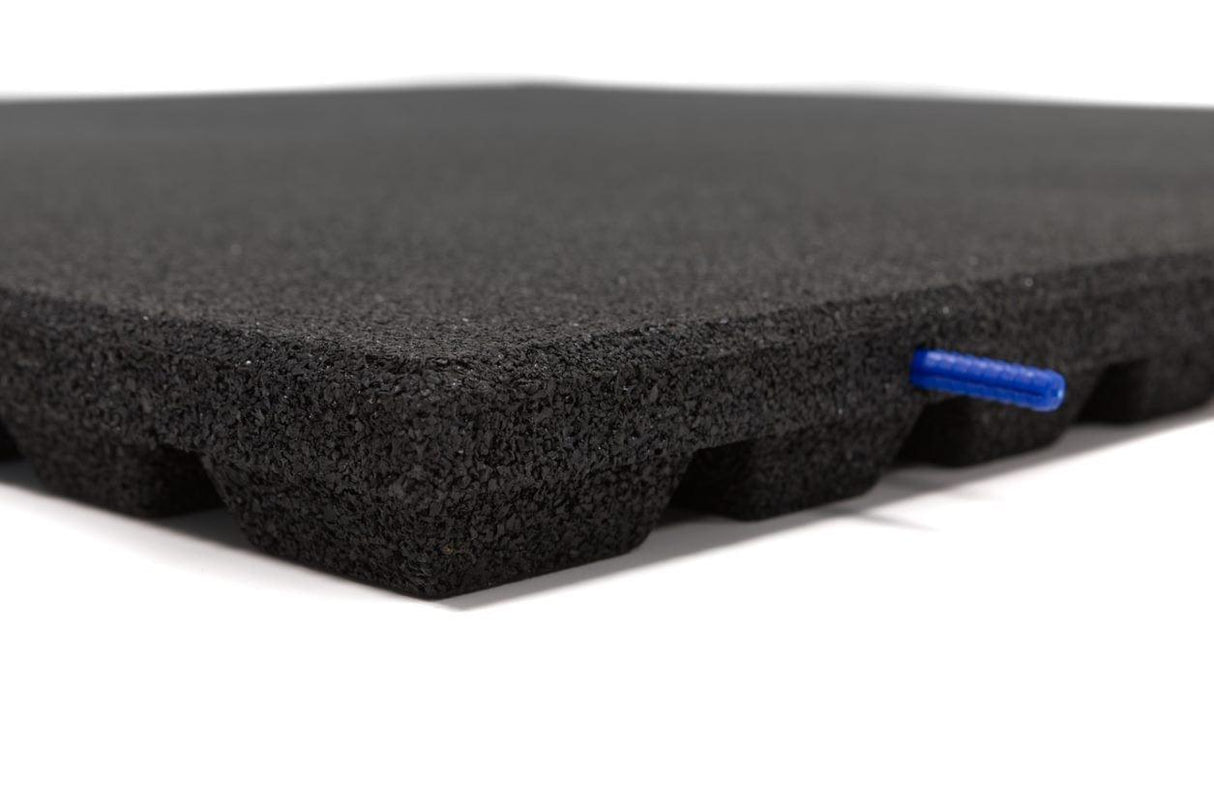 Cable Car Station Rubber Flooring Tiles - Black Forest - 40mm | Winter Sports Collection Sprung Gym Flooring