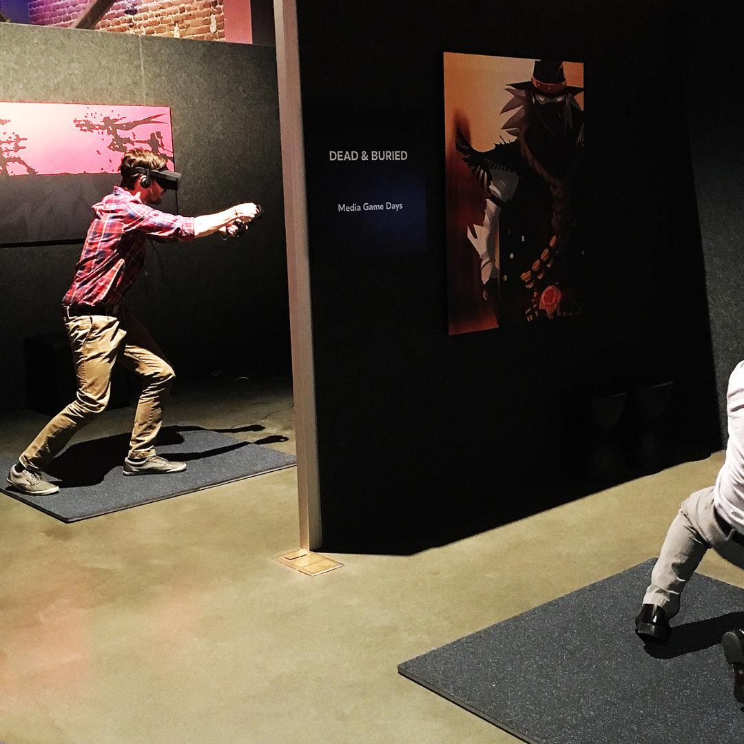 VR Mats Flooring System - Virtual Reality Room Mats - 2 Thicknesses Sprung Gym Flooring