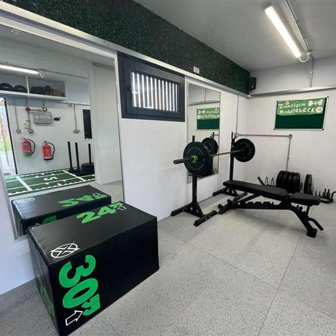 Sprung Konnecta Snowflake Premium Self-Locking Gym Flooring Mat - 20mm  Sprung Gym Flooring