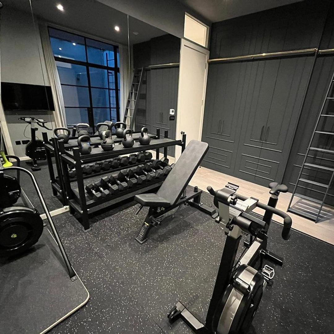 Sprung Konnecta Fleckz Coloured Fitness Self-Locking Tiles- 20mm (6 colours) GYM FLOORING GymFloors