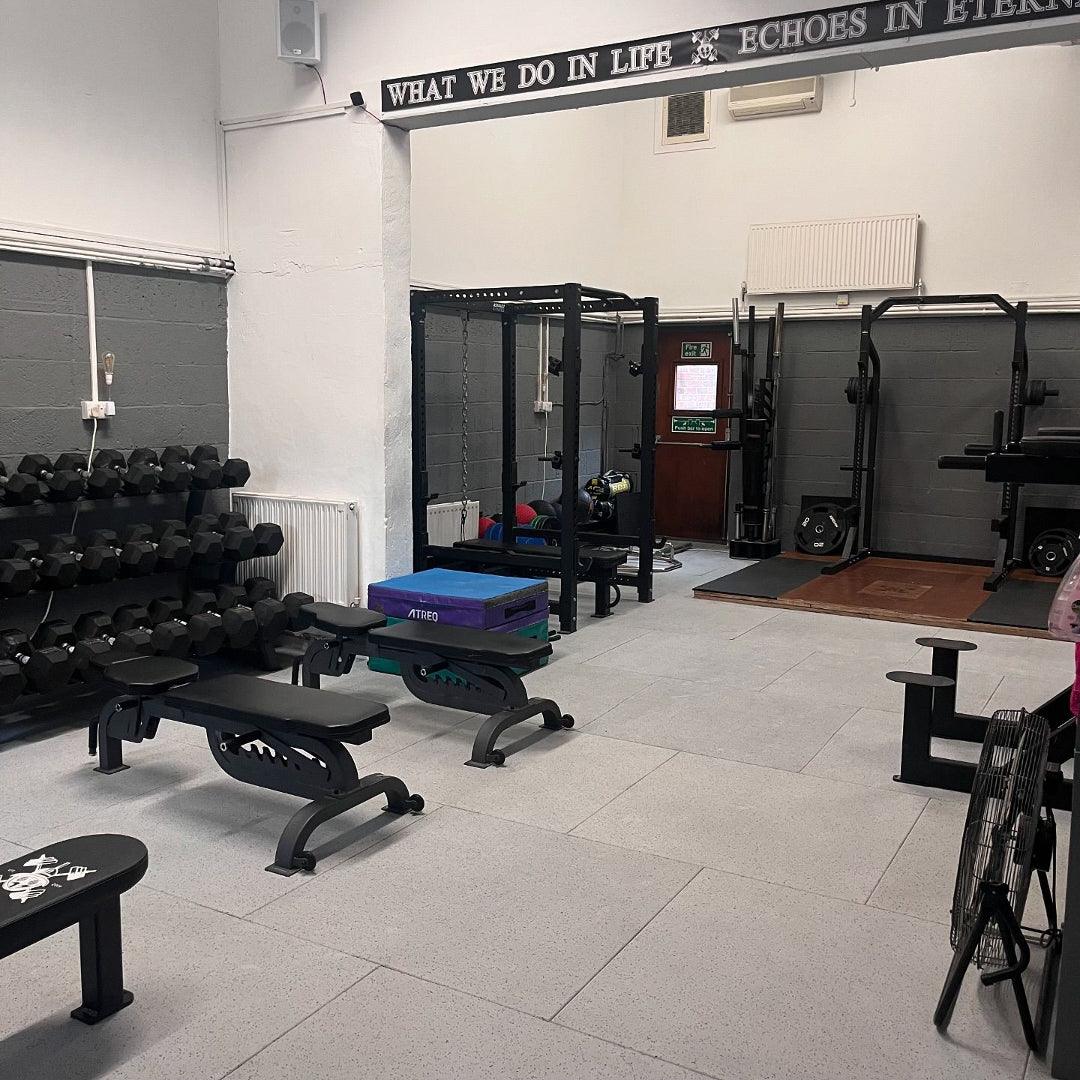 Sprung Konnecta Snowflake Premium Self-Locking Gym Flooring Mat - 20mm Sprung Gym Flooring