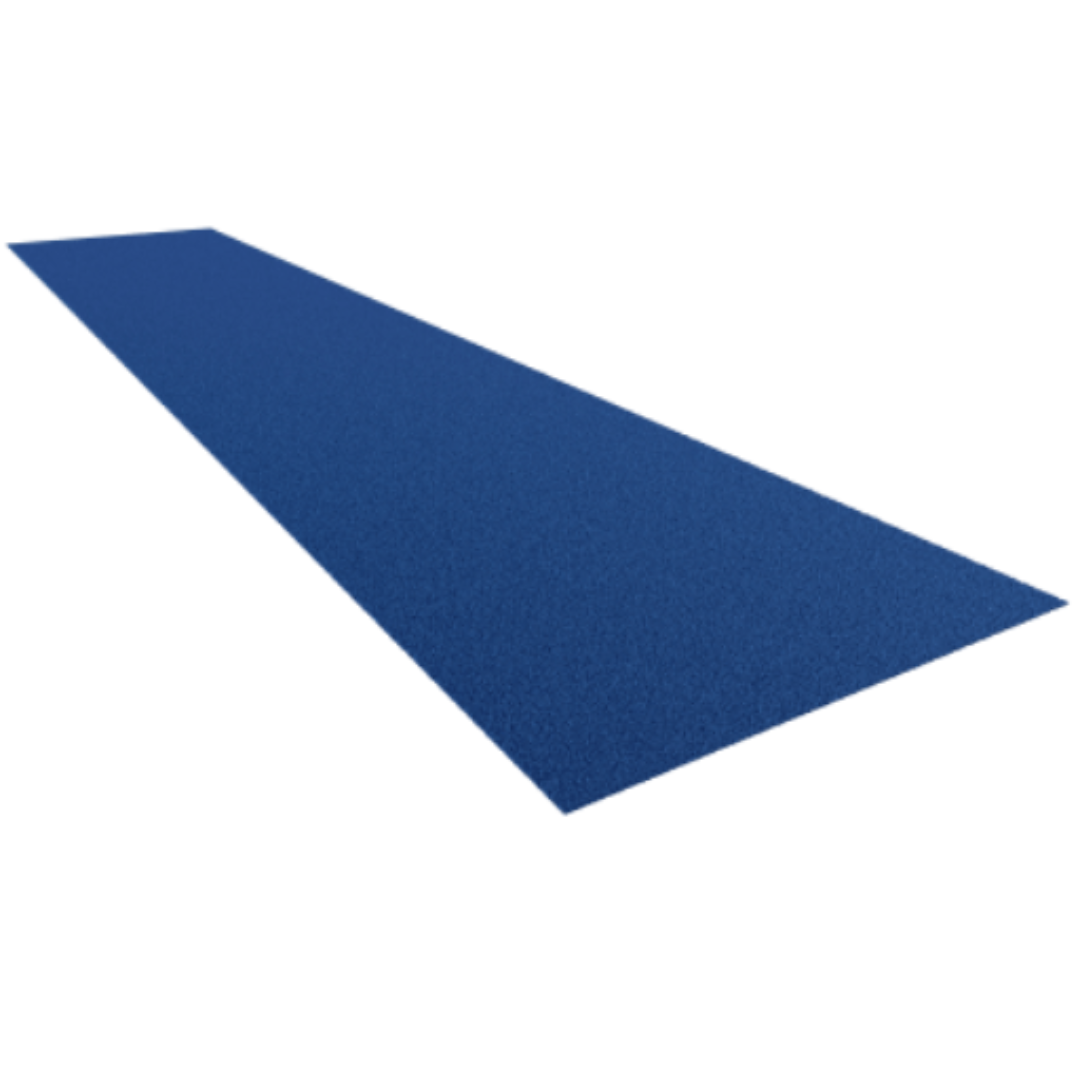 SPECIAL OFFER Ex Supplier Plain Turf Sprint Track - 10m x 2m - Blue