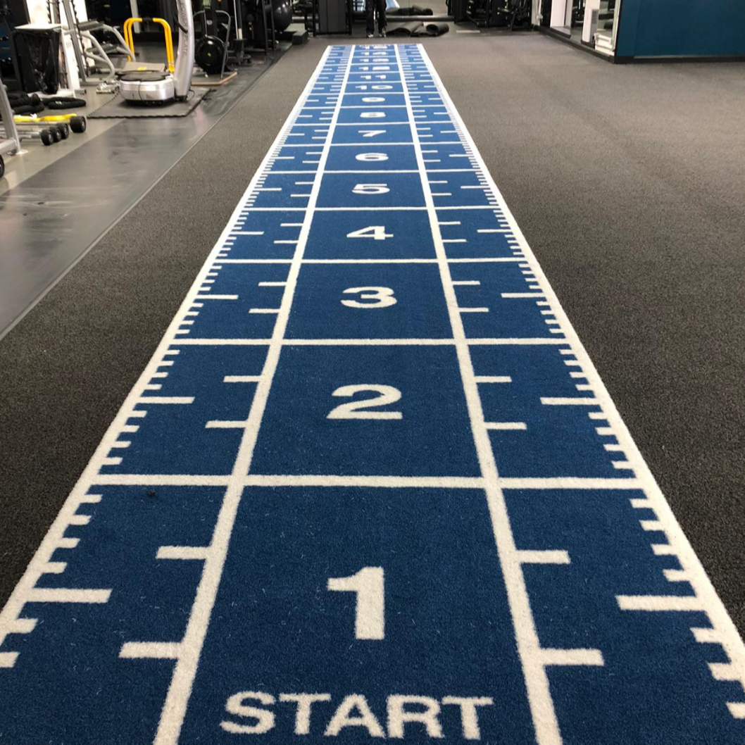 Sprung Premium Sprint Track with Full Markings (1.33m Wide)