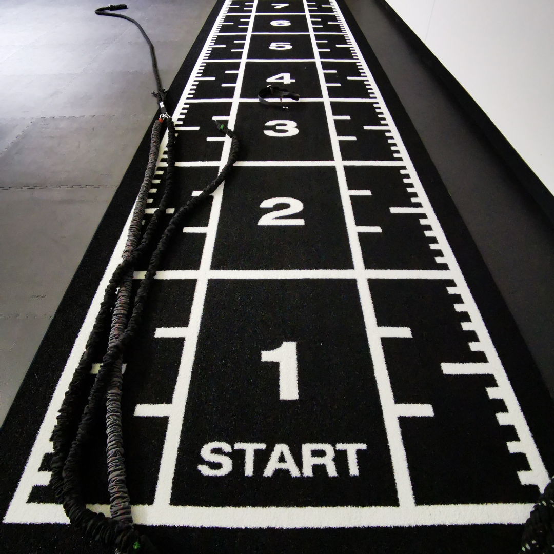 Sprung Premium Sprint Track with Full Markings (1.33m Wide)