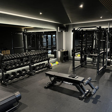 30mm Sprung PRO Interlocking Gym Tiles - Connection Inserts Included GYM FLOORING GymFloors