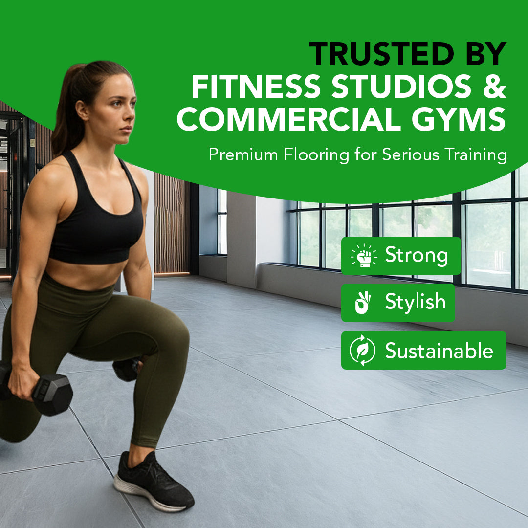 Sprung Konnecta Marble Effect Premium Gym Flooring Mats - 20mm