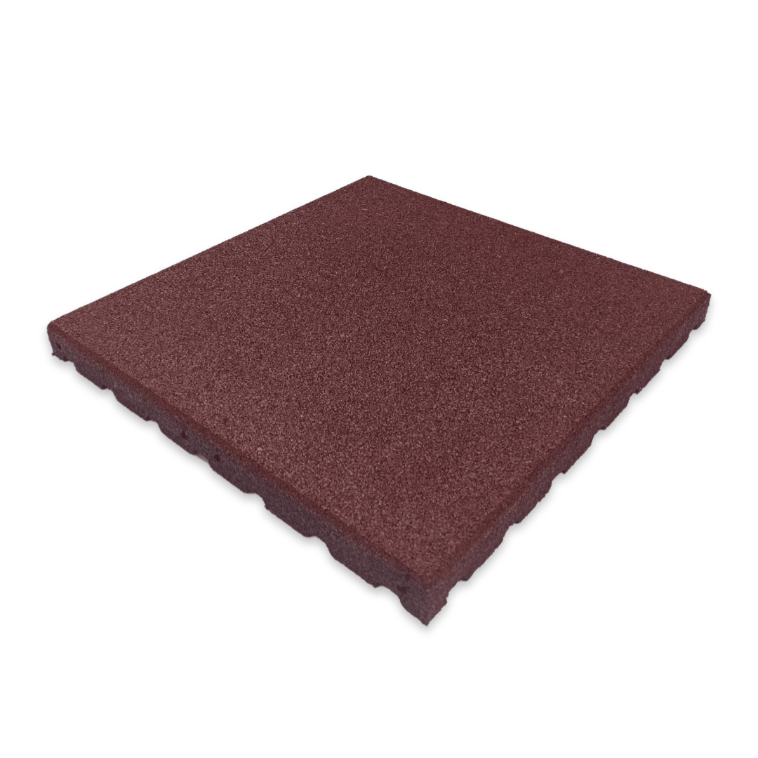 Sprung Gym Mats 30mm in 3 Colours | 50cm x 50cm Playground Tiles Sprung Gym Flooring Red